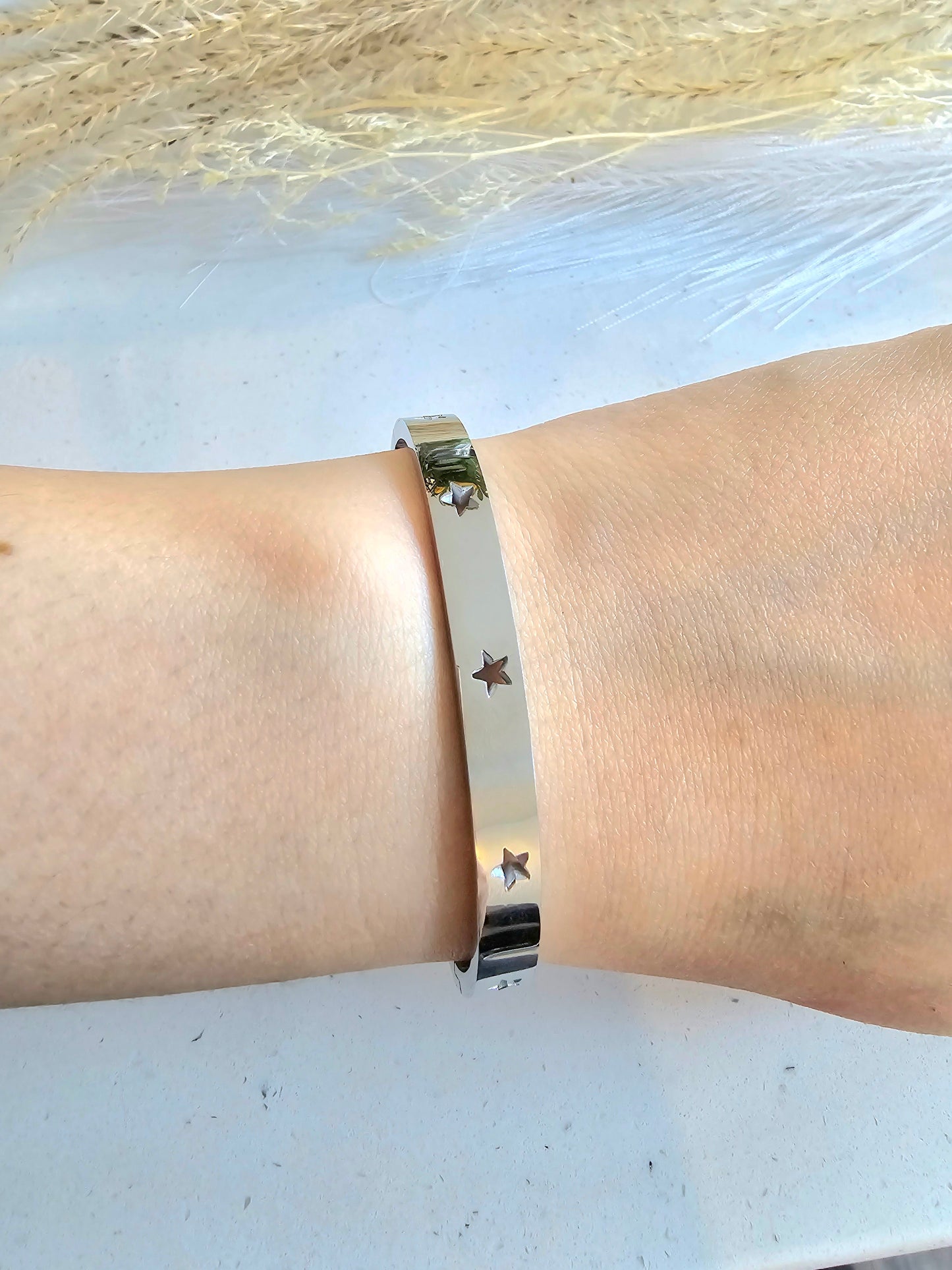 Silver Star Bangle