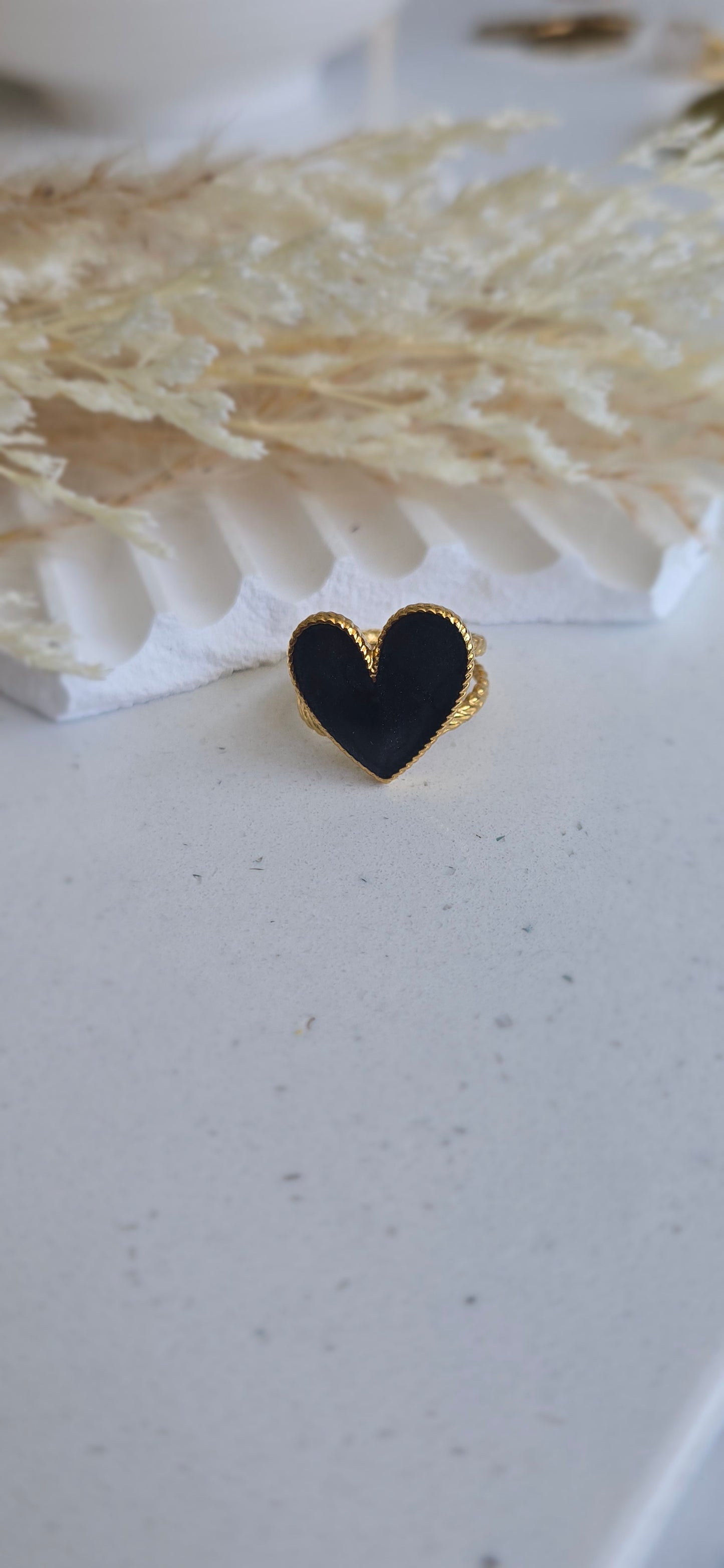Black Heart Ring