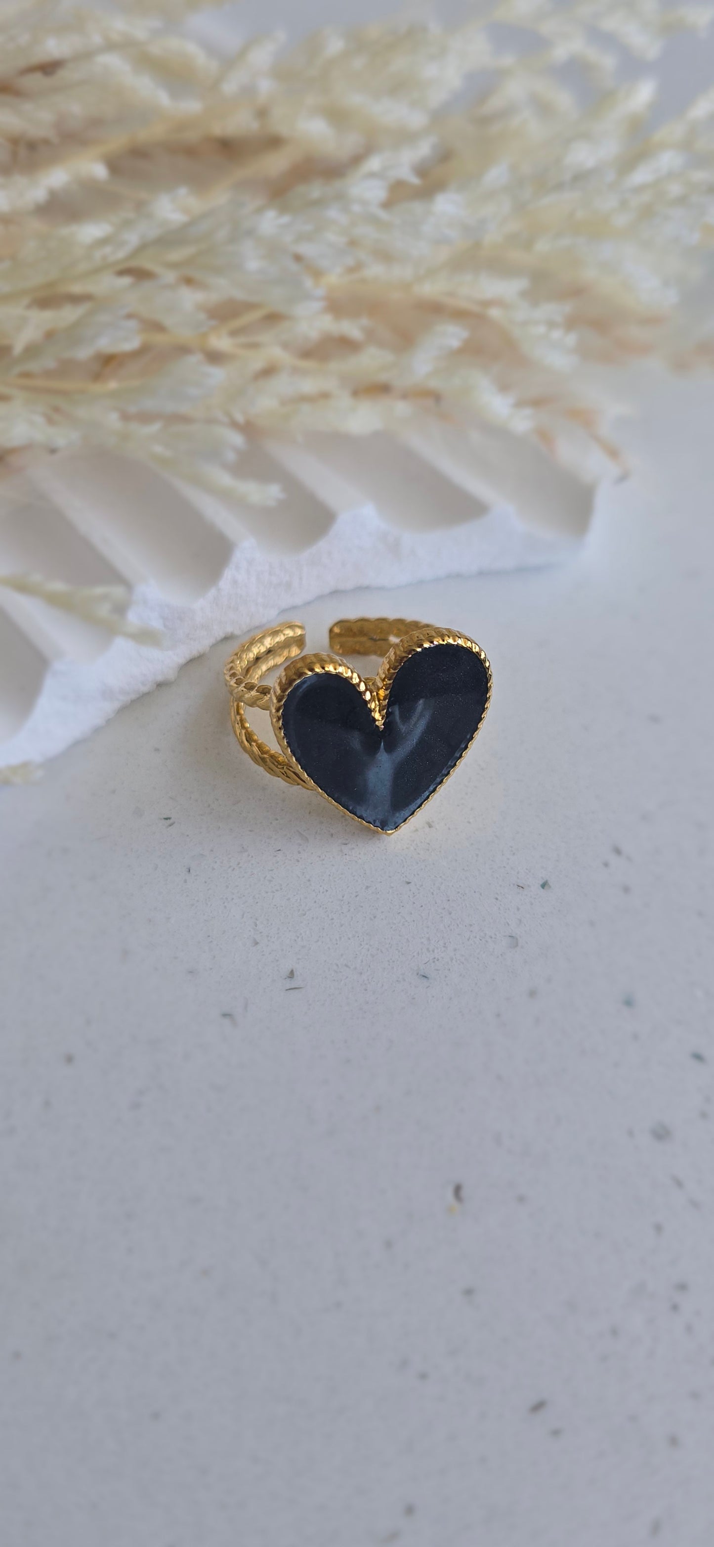 Black Heart Ring