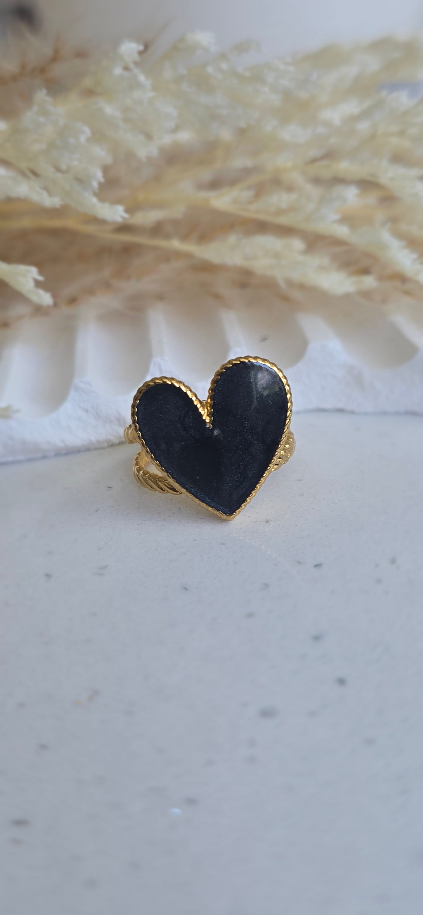 Black Heart Ring