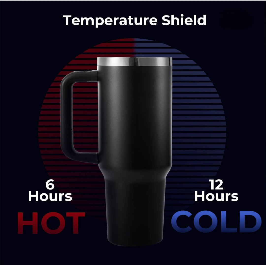 Custom Laser-Engraved Tumbler – 40 oz