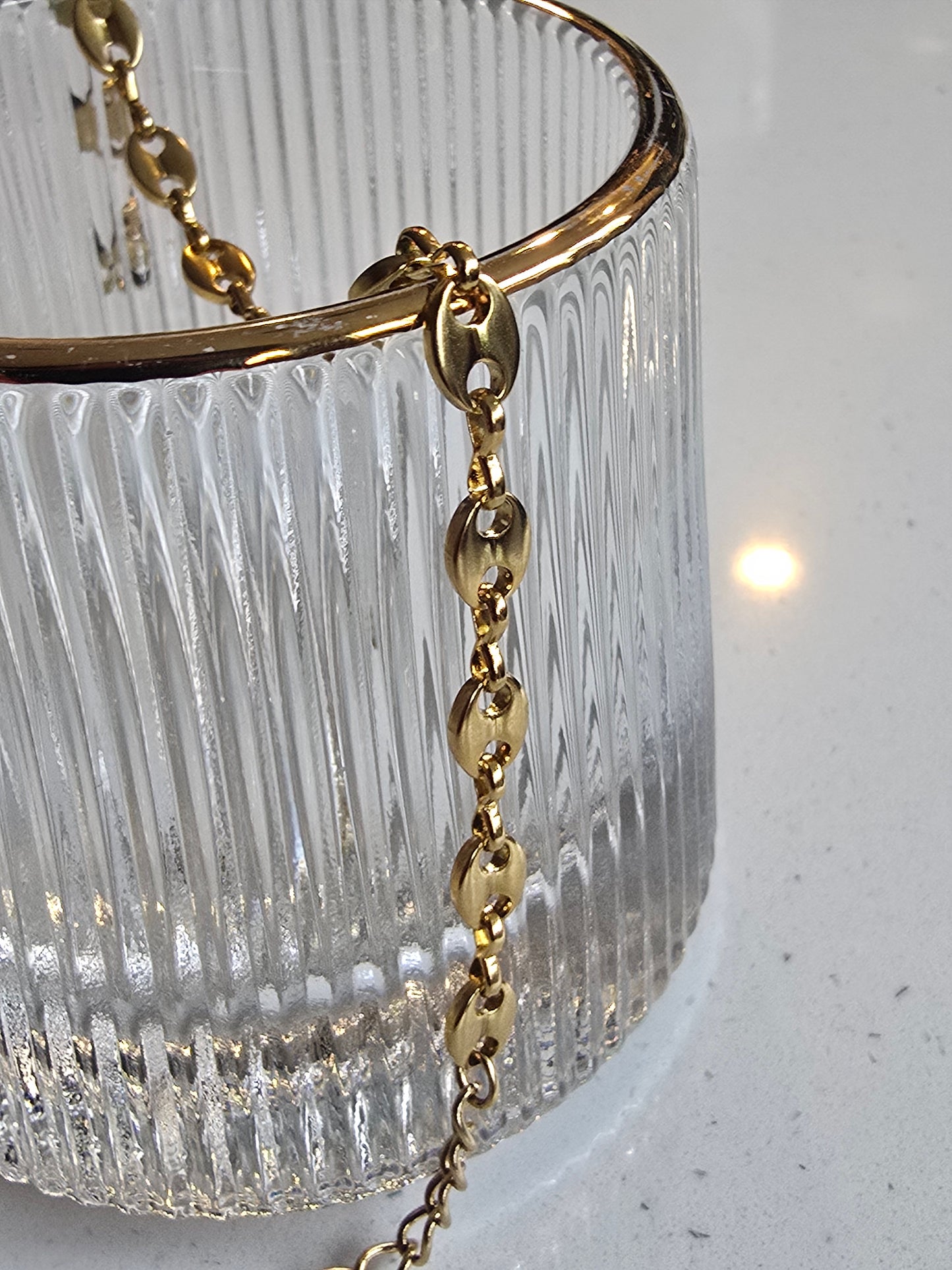 Coffee Link Bracelet