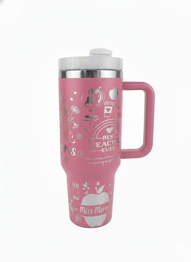 Personalized Teacher Design Stainless Steel Tumbler – 40oz