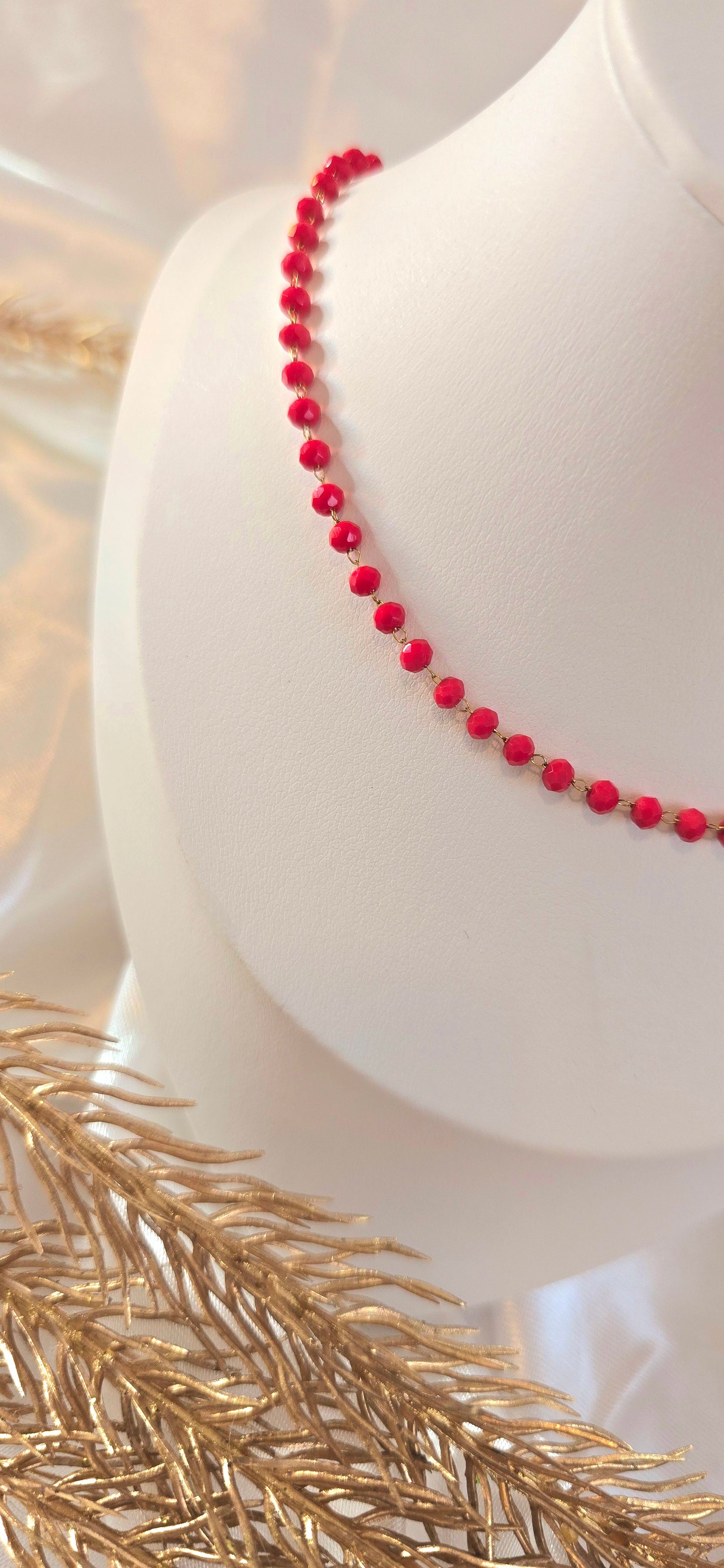 Rosso Glow Choker Necklace