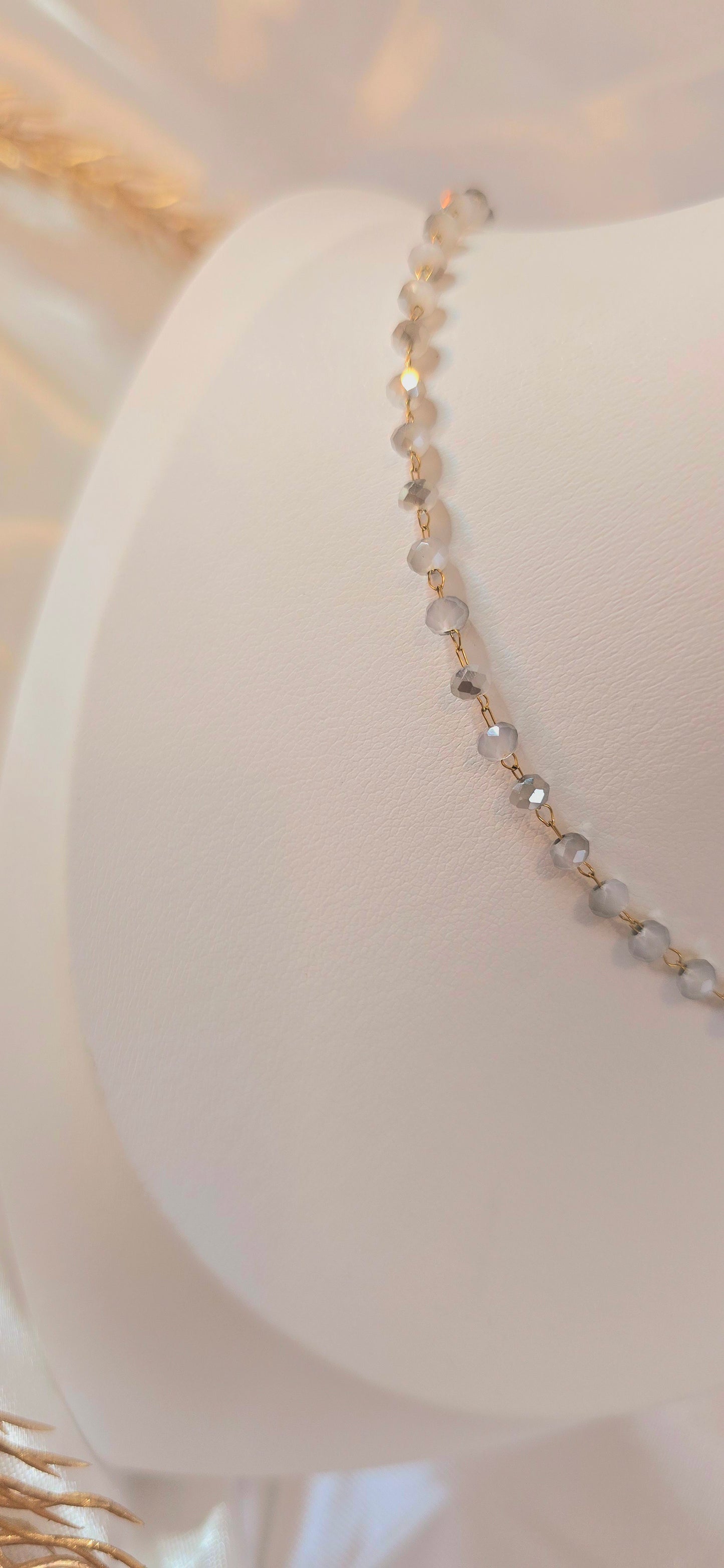 Silver Mist Choker Necklace