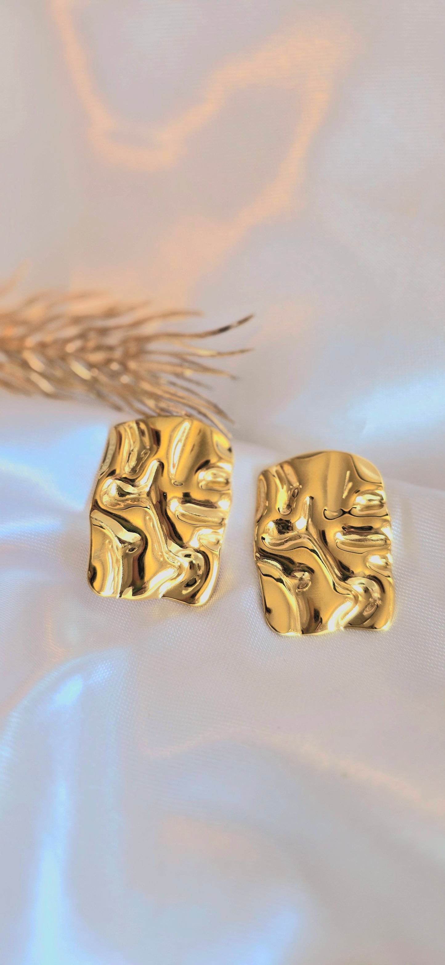 Golden Wave Earrings