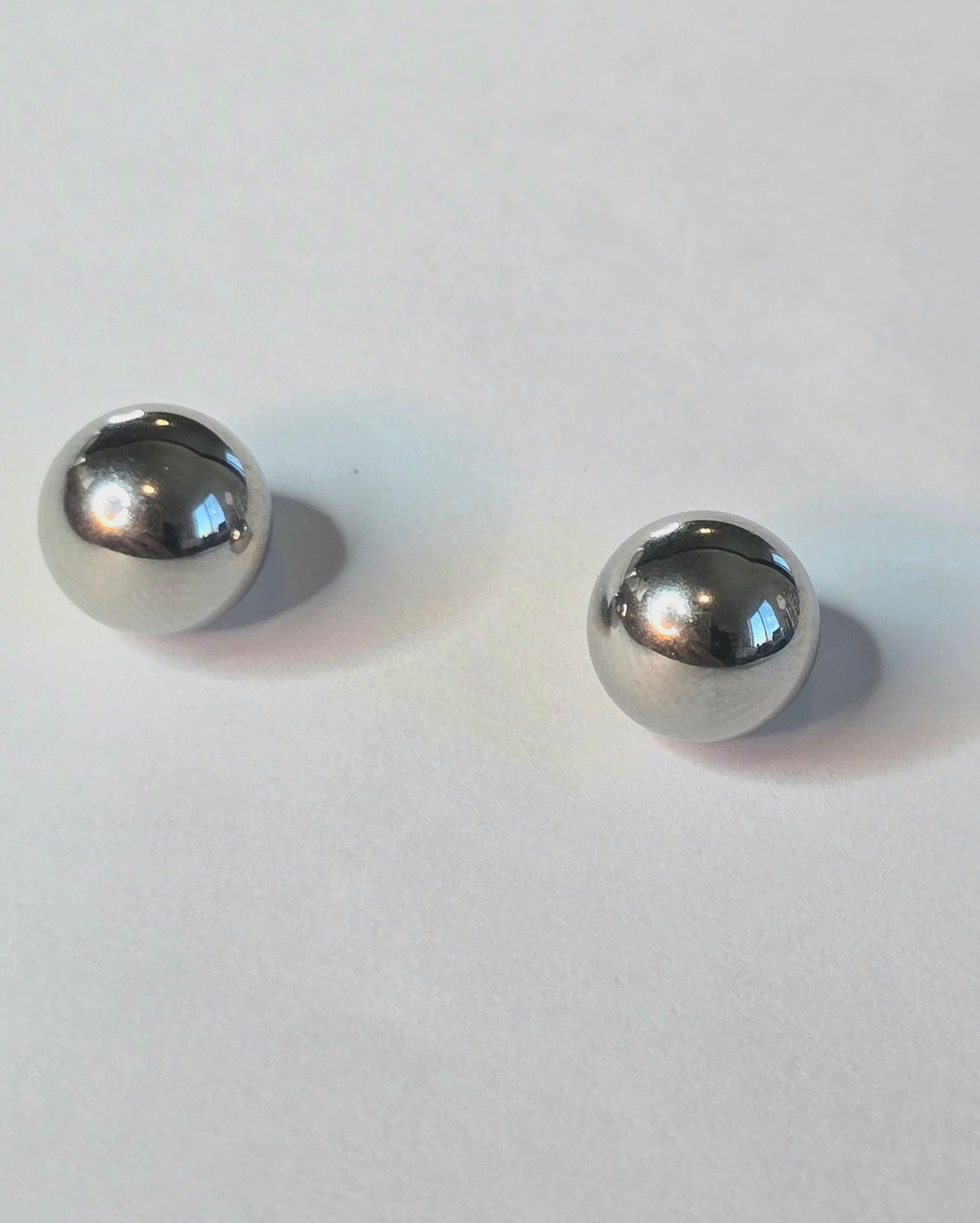 Silver Ball Studs