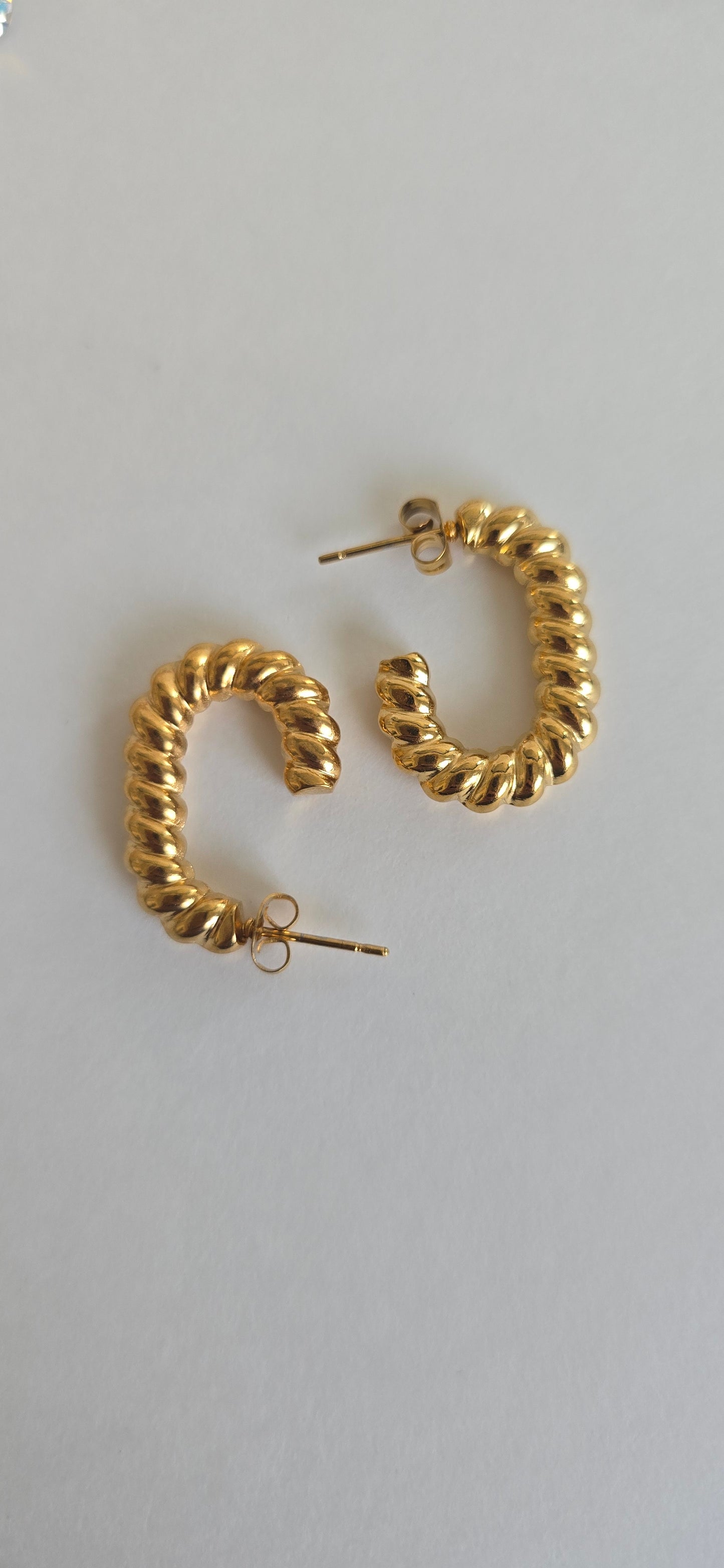 Golden Twist Earrings