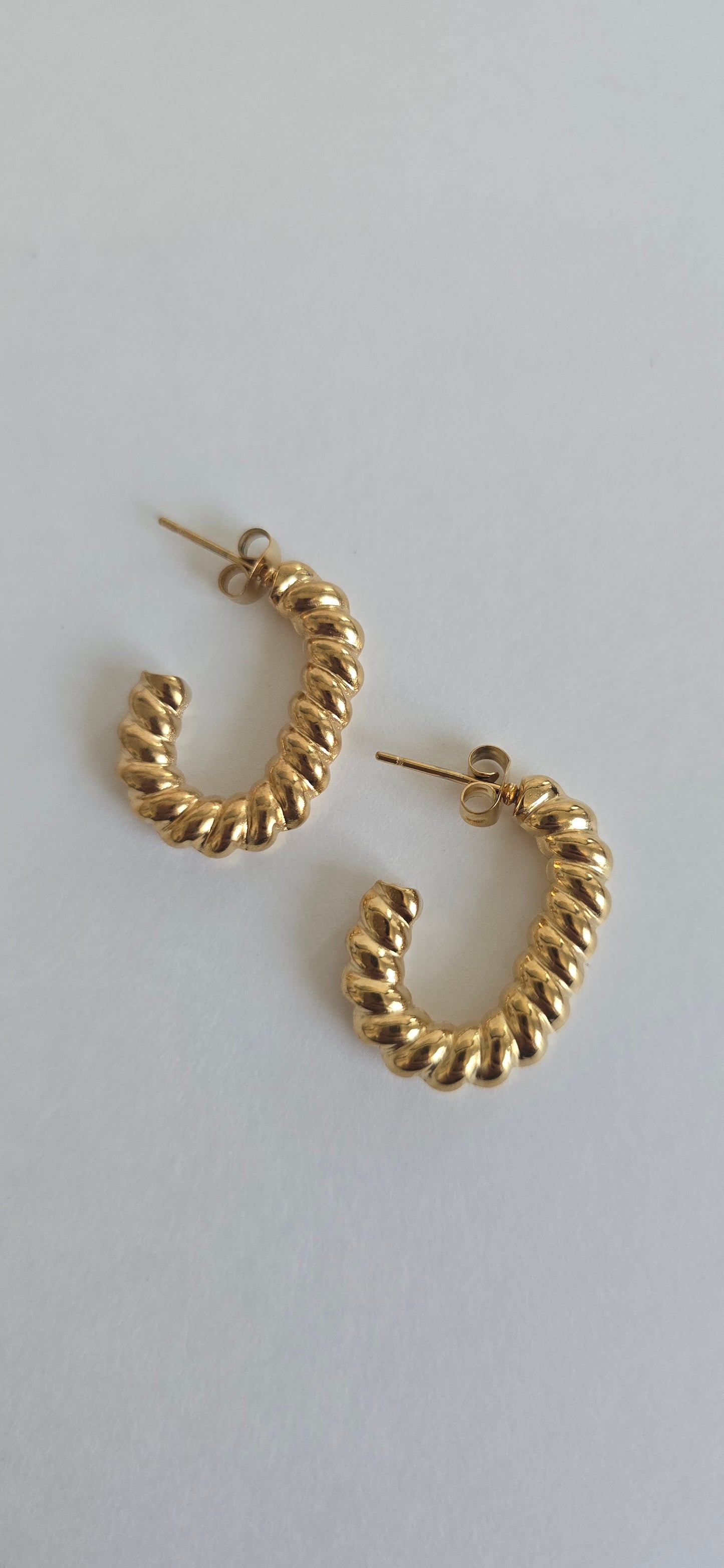 Golden Twist Earrings