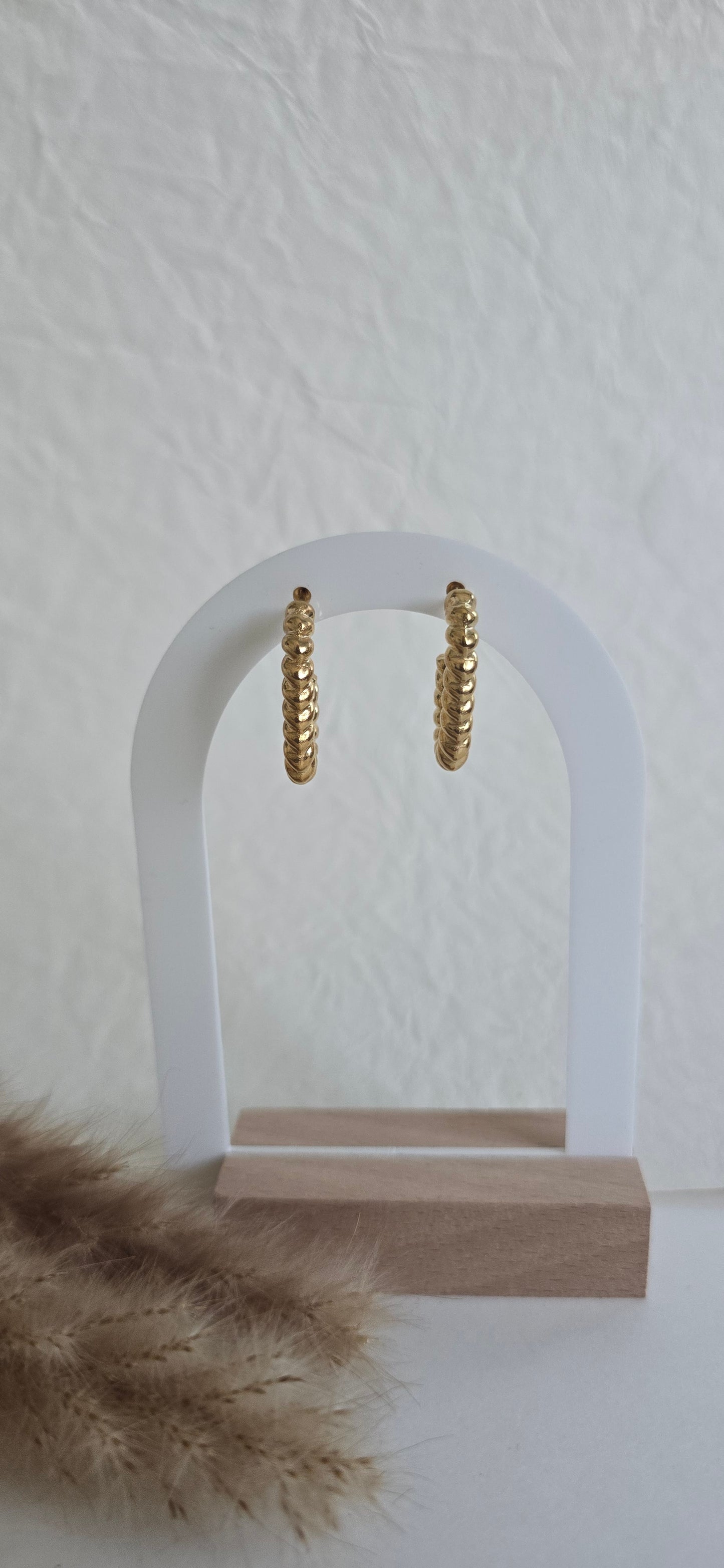 Golden Twist Earrings