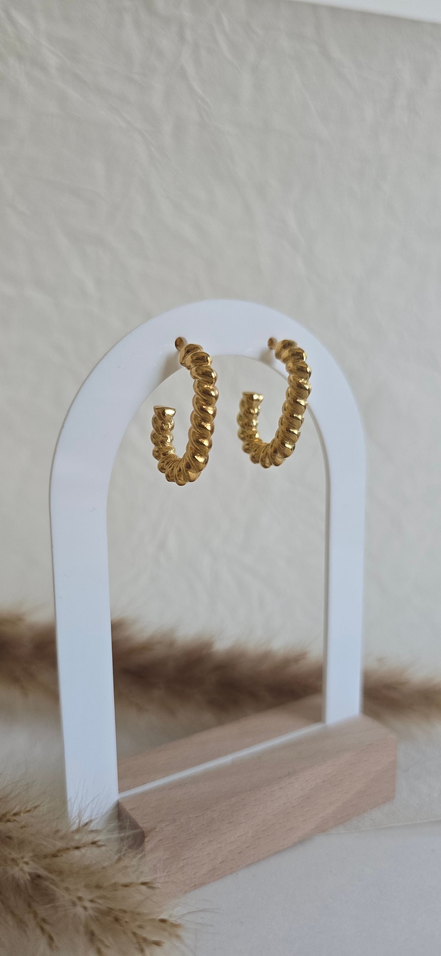 Golden Twist Earrings