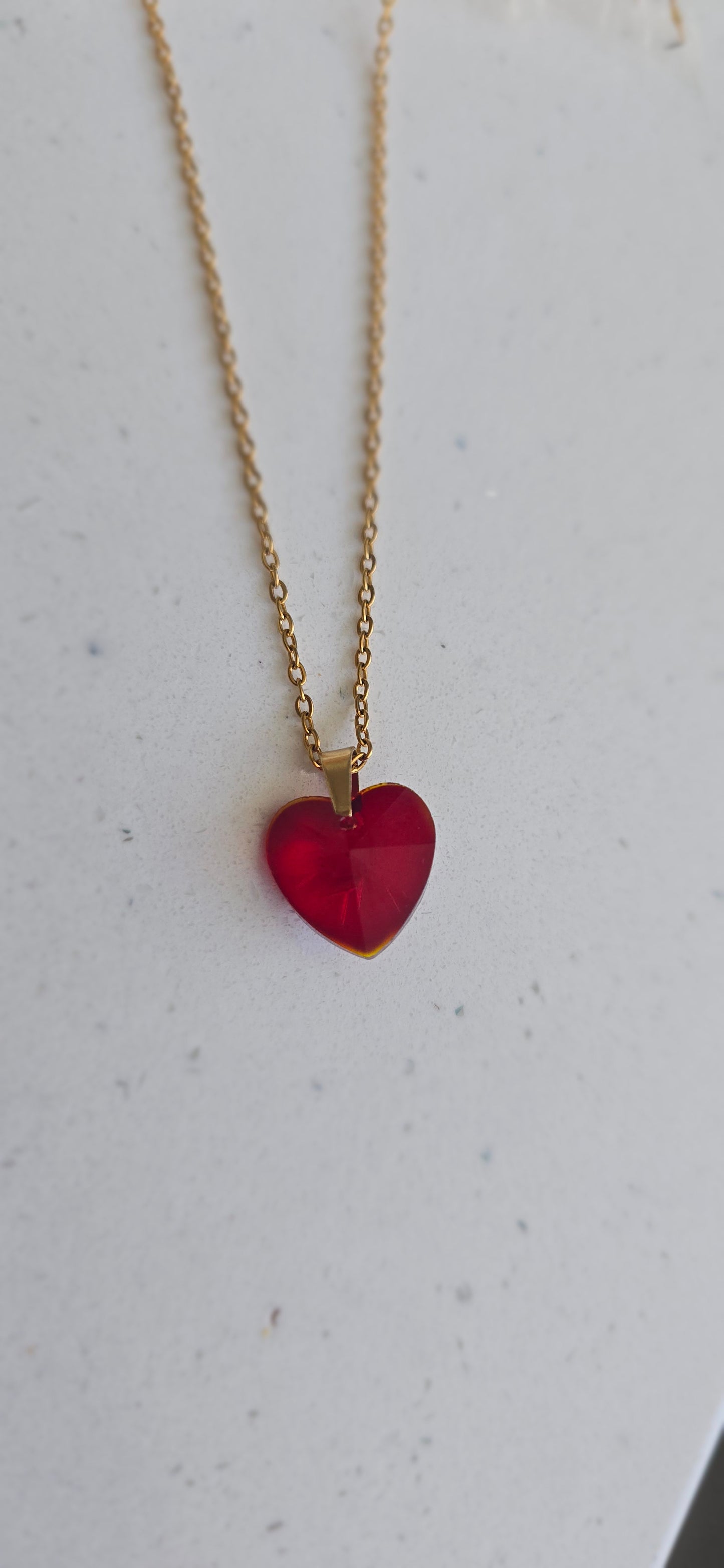 Scarlet Heart Necklace