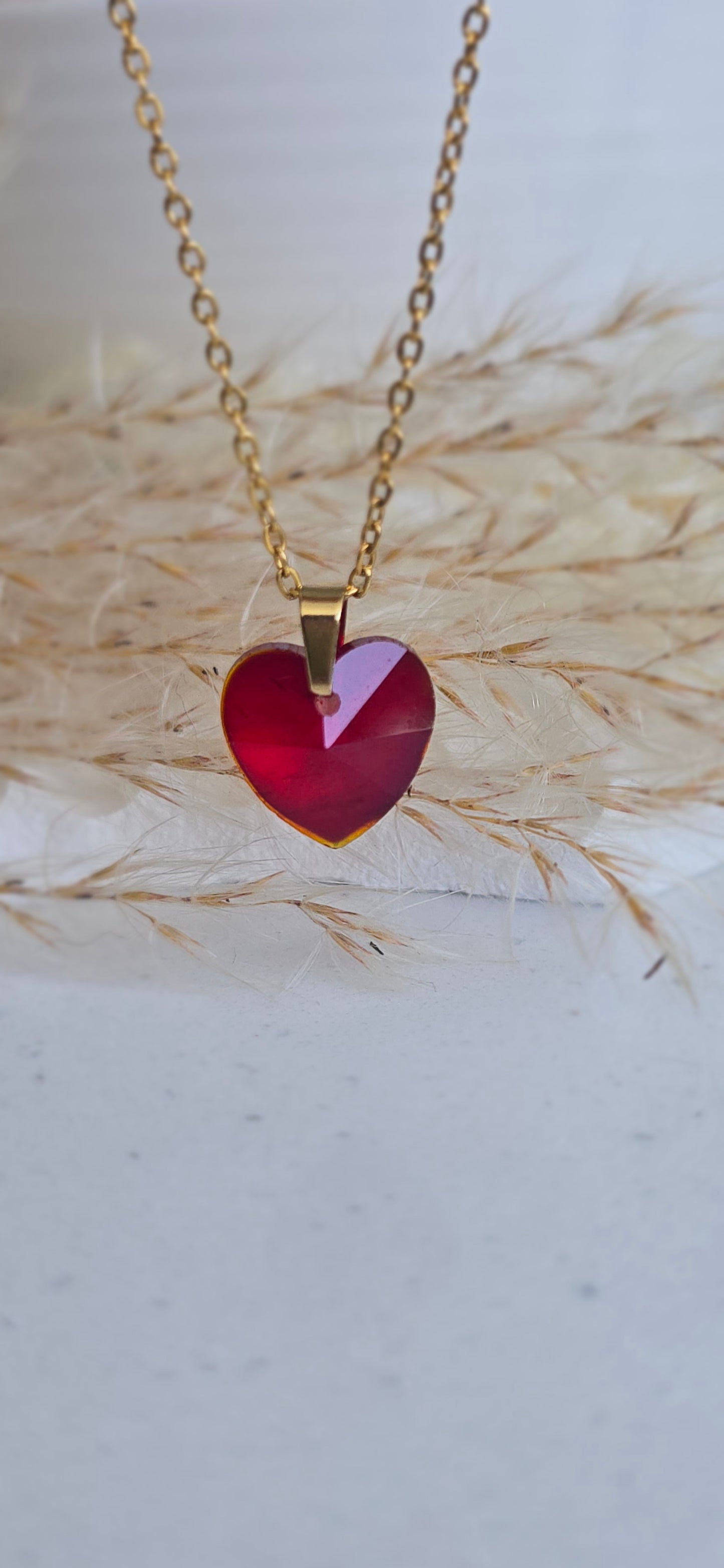 Scarlet Heart Necklace