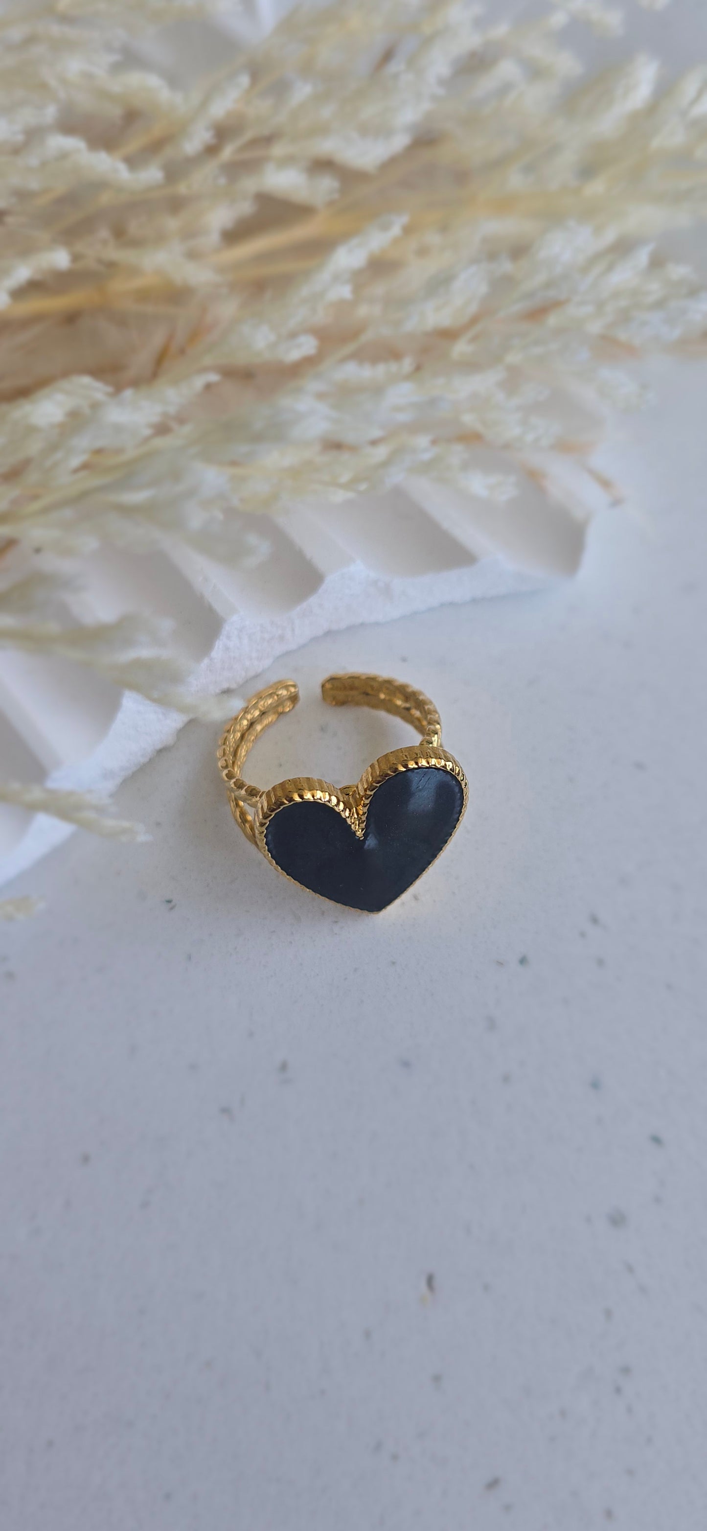 Black Heart Ring