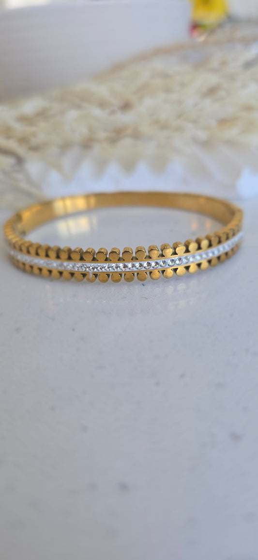 Golden Spark Bangle