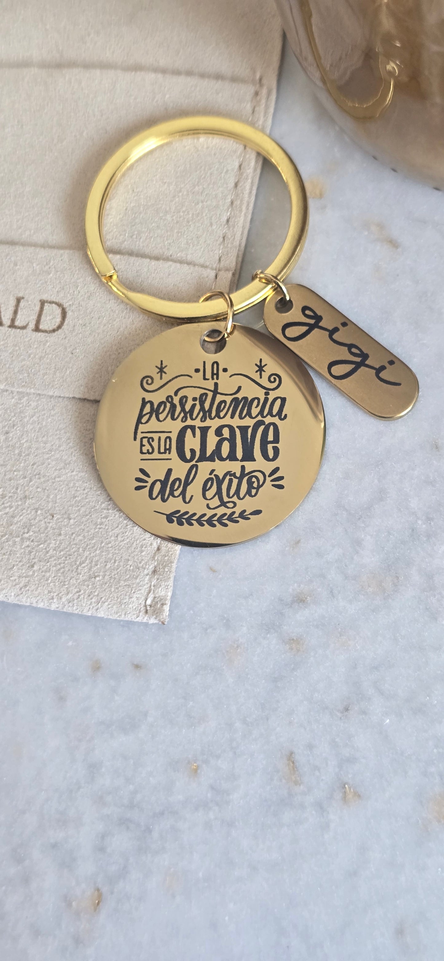 Custom Laser-Engraved Keychain