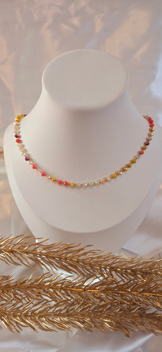 Autumn Blaze Choker Necklace