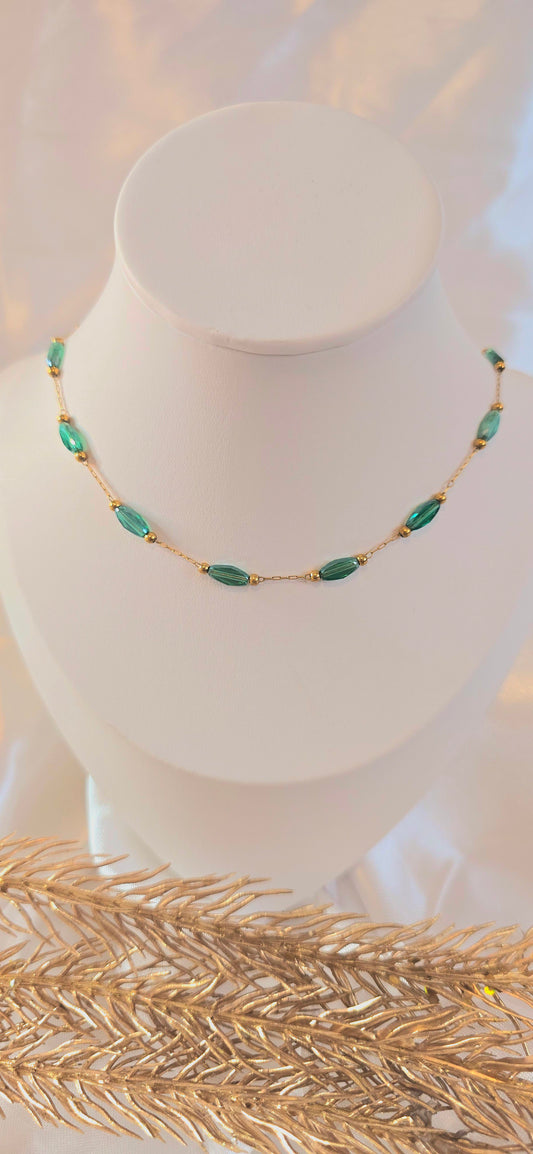 Emerald Glow Necklace