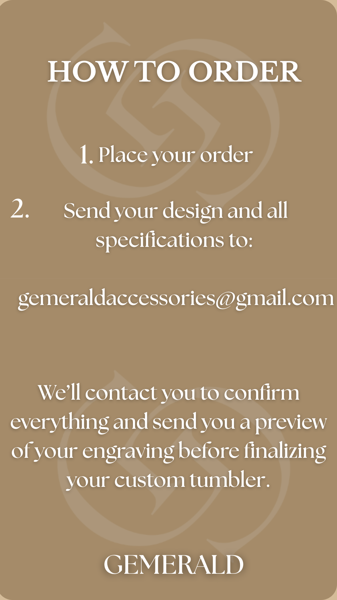 Custom Laser-Engraved Tumbler – 40 oz