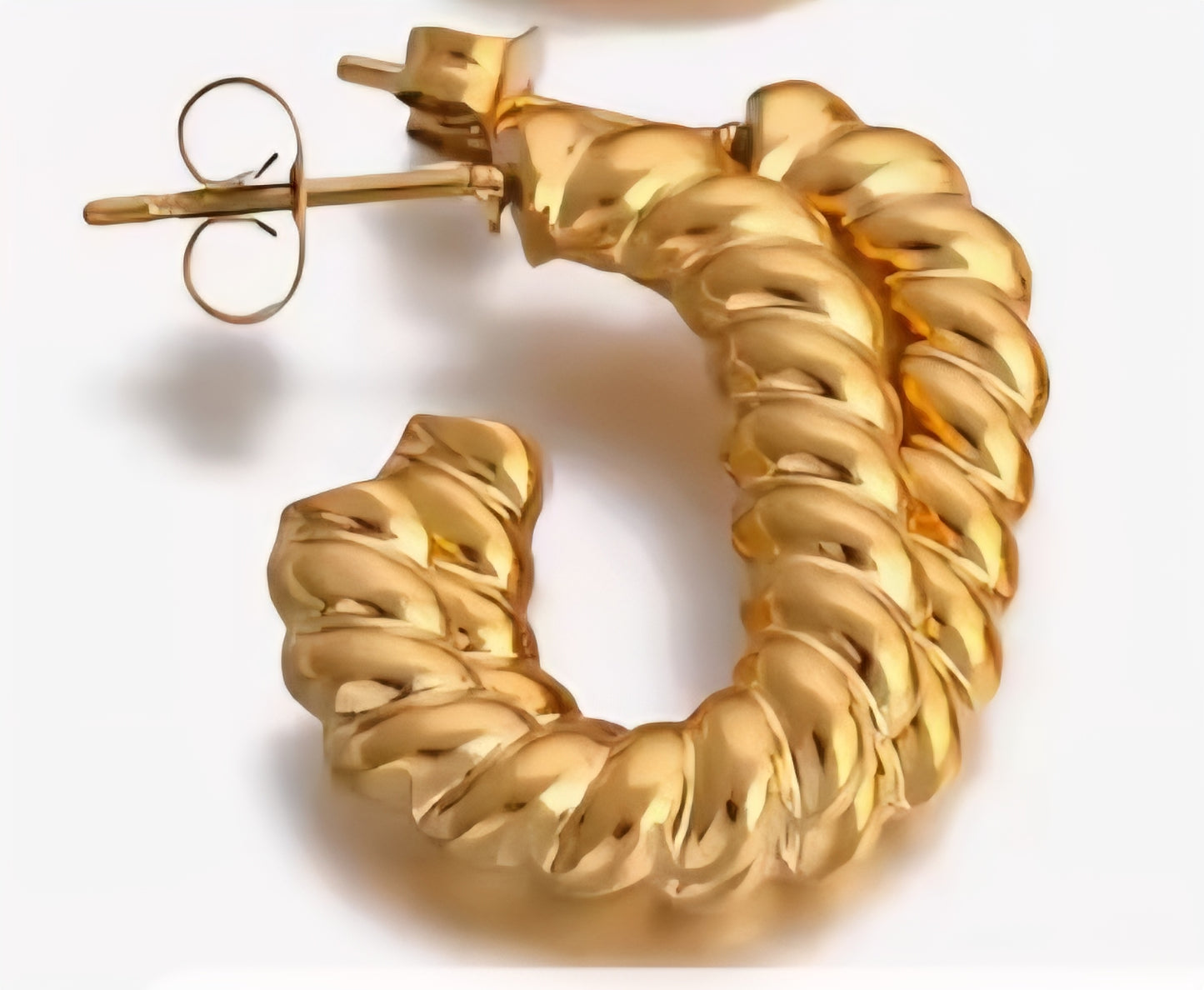 Golden Twist Earrings