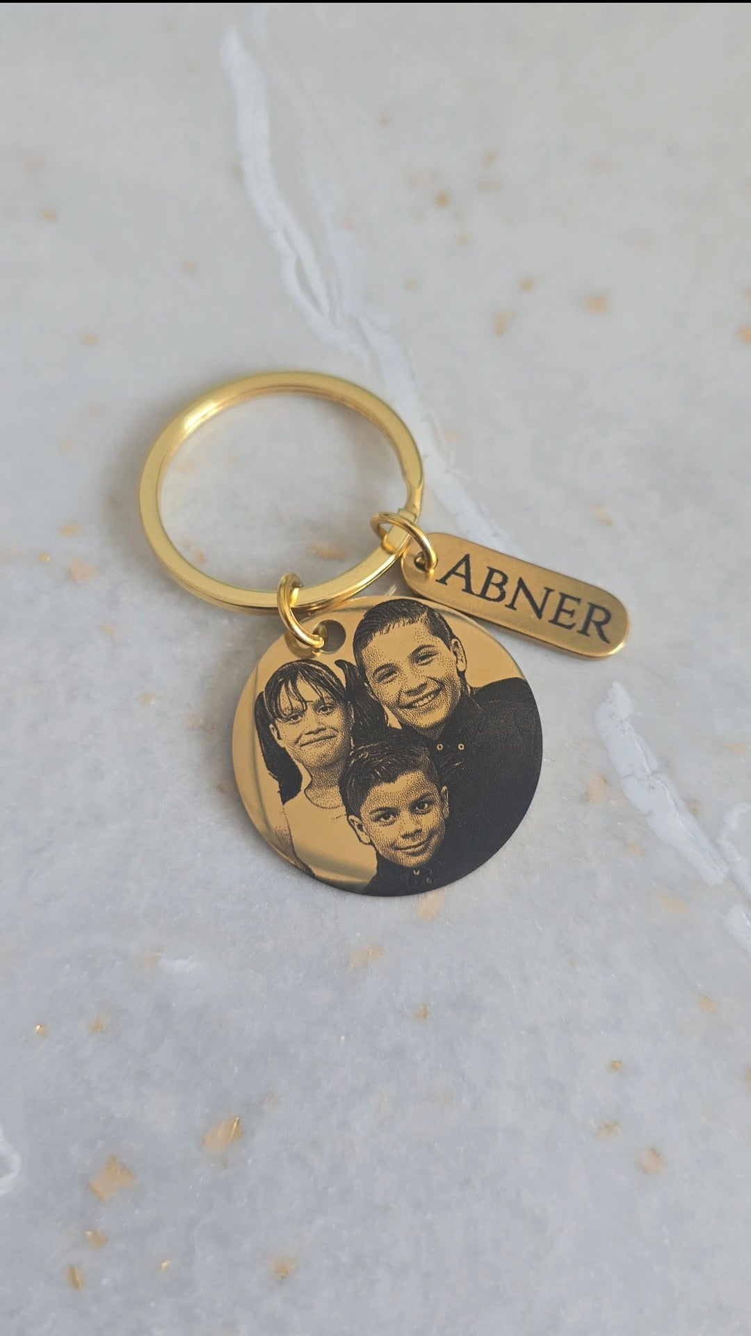 Custom Laser-Engraved Keychain