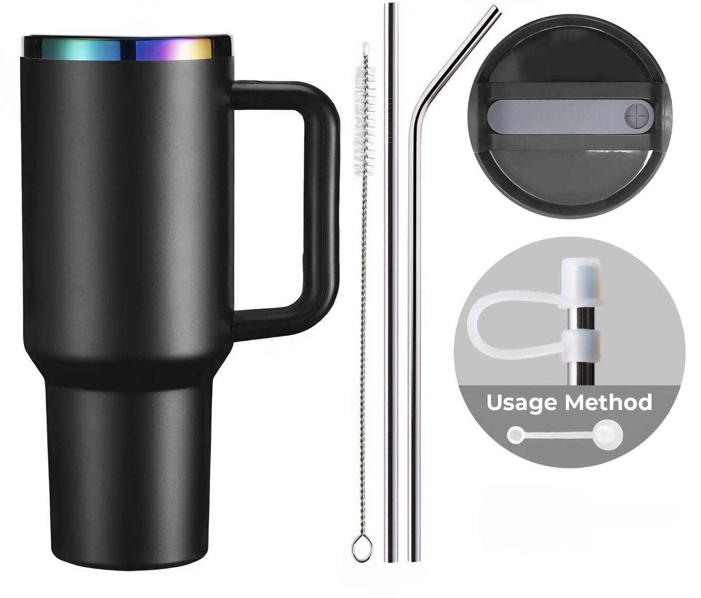 Custom Laser-Engraved Tumbler – 40 oz