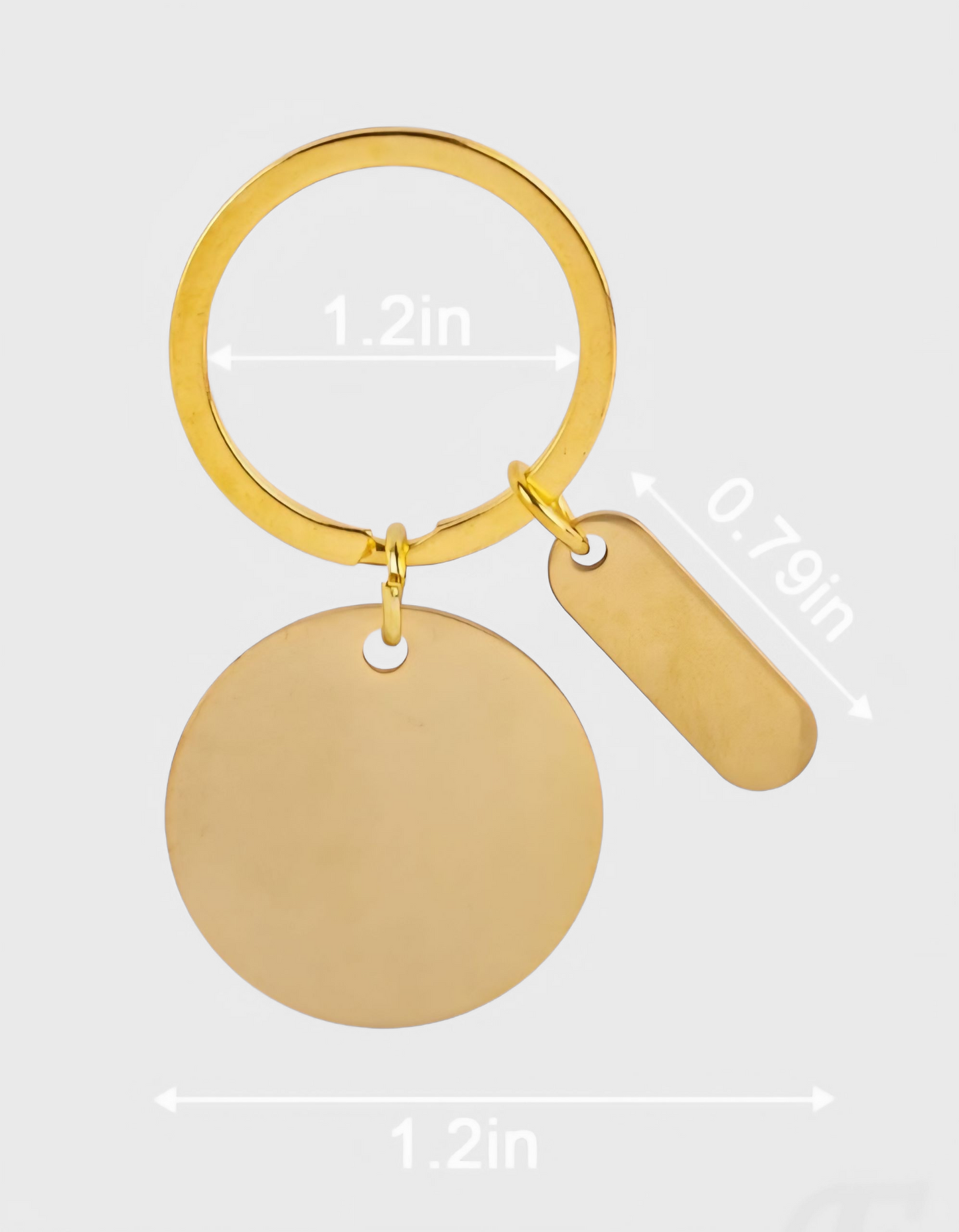 Custom Laser-Engraved Keychain