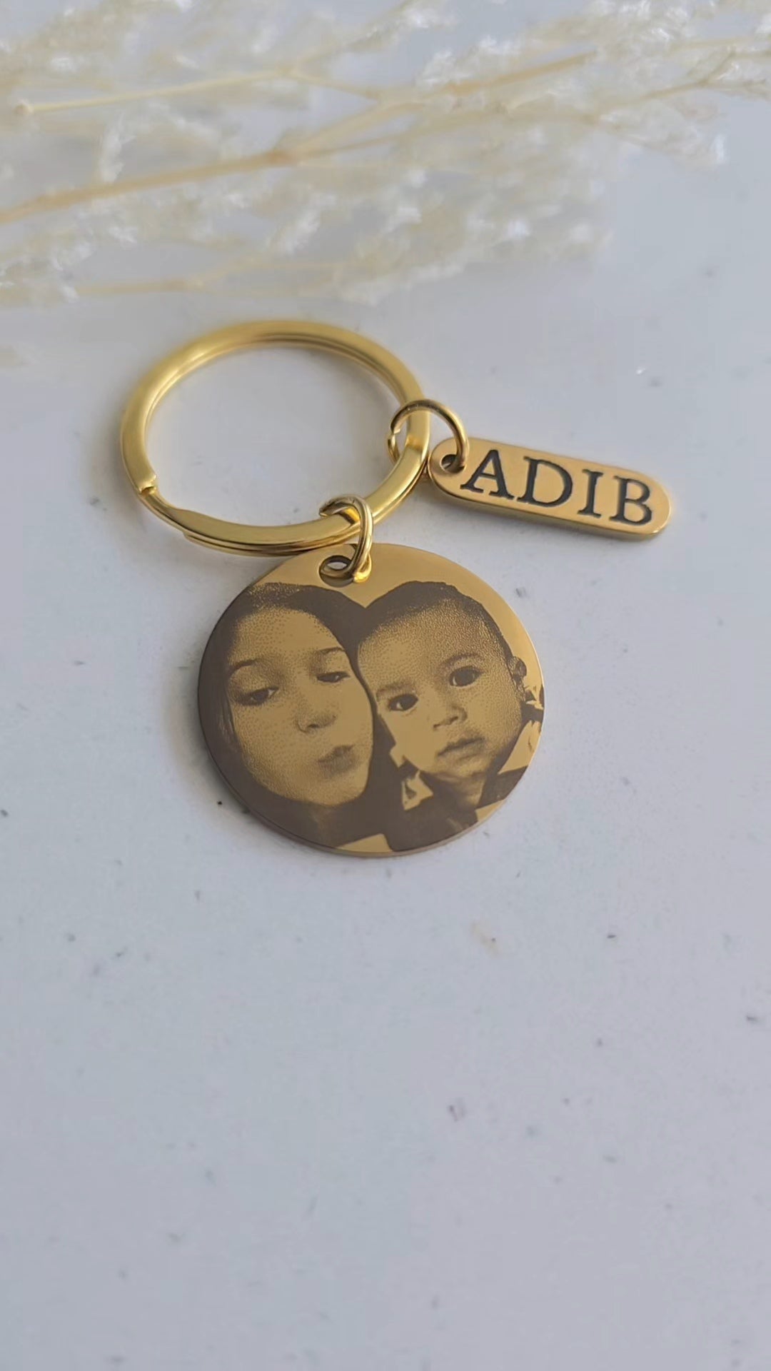 Custom Laser-Engraved Keychain