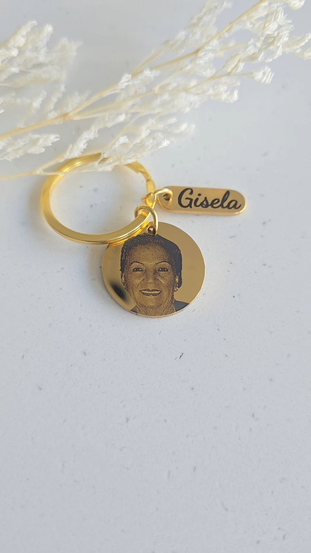 Custom Laser-Engraved Keychain