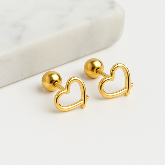 Heart Studs