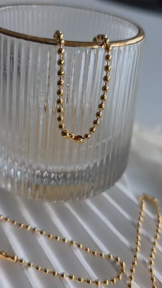 Gold Beaded Bracelet