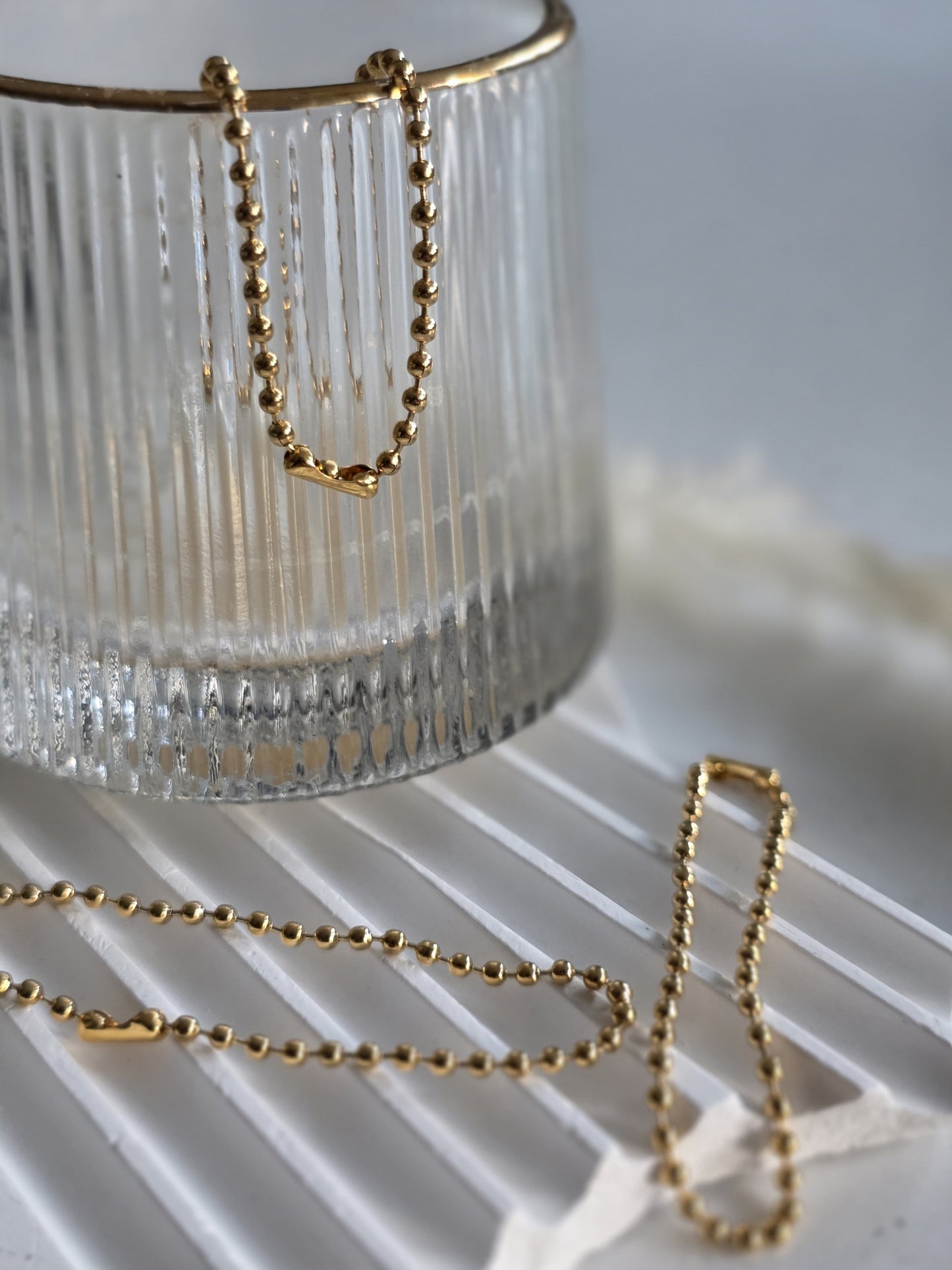 Gold Beaded Bracelet