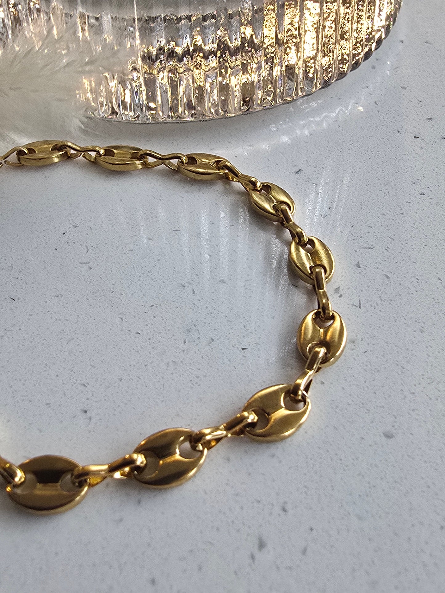 Coffee Link Bracelet