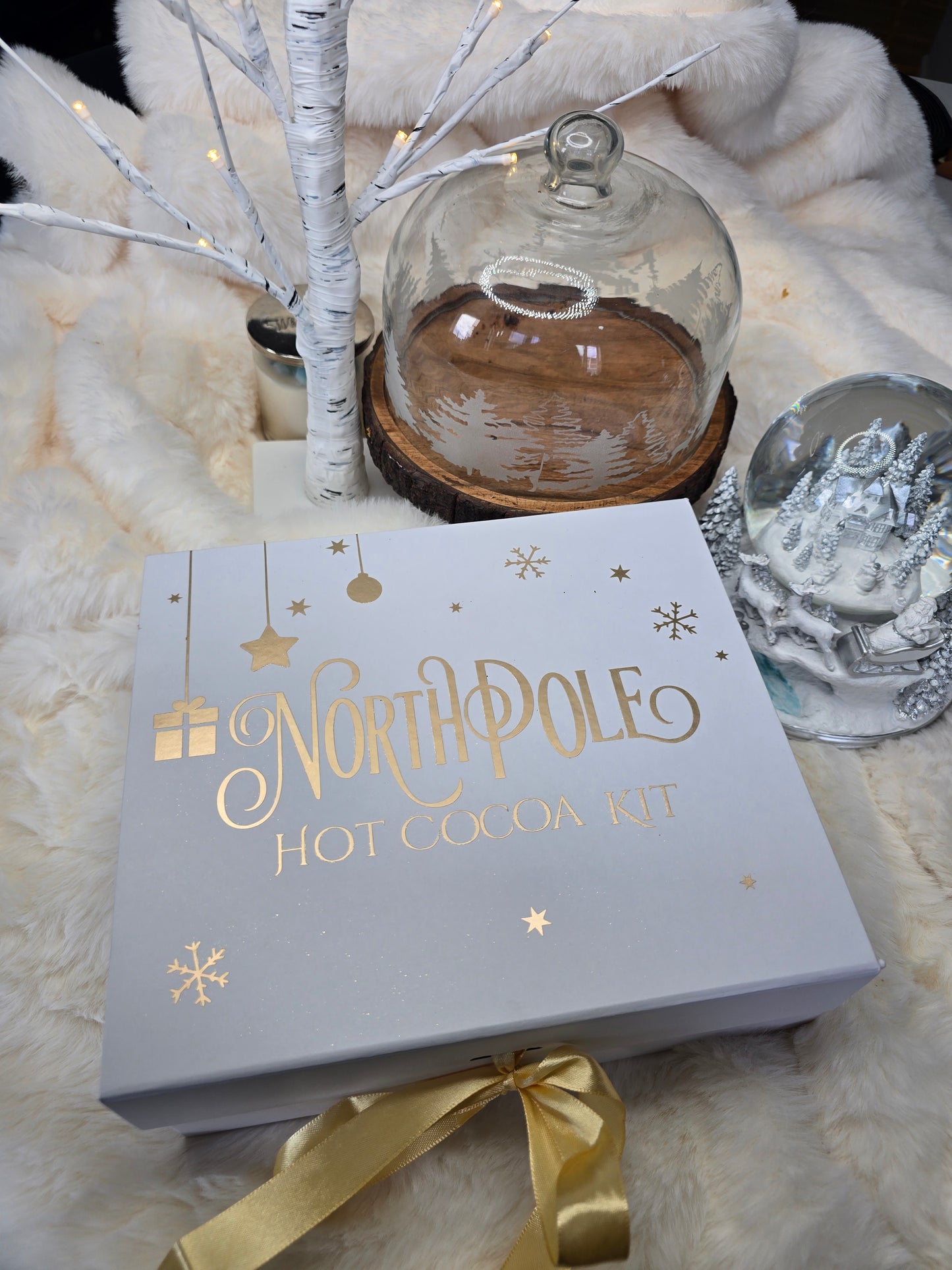 Holiday Hot Cocoa Kit – Personalized Laser Engraved Christmas Gift Set (Limited Edition)