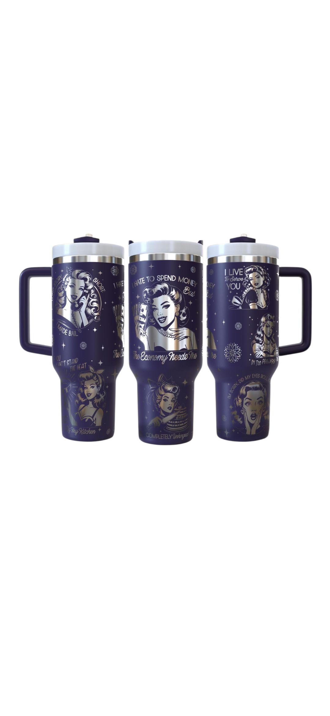 Custom Laser-Engraved Tumbler – 40 oz