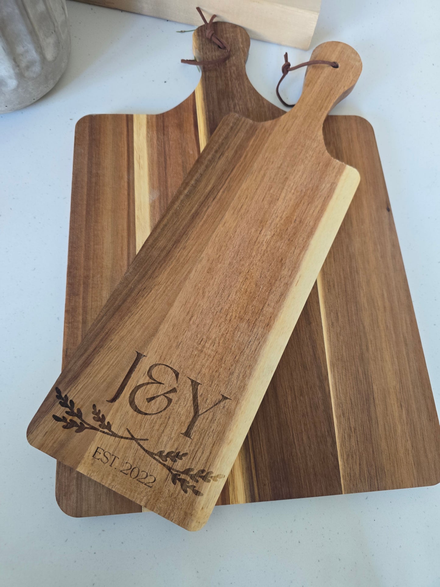Custom Engraved Acacia Wood Serving Board