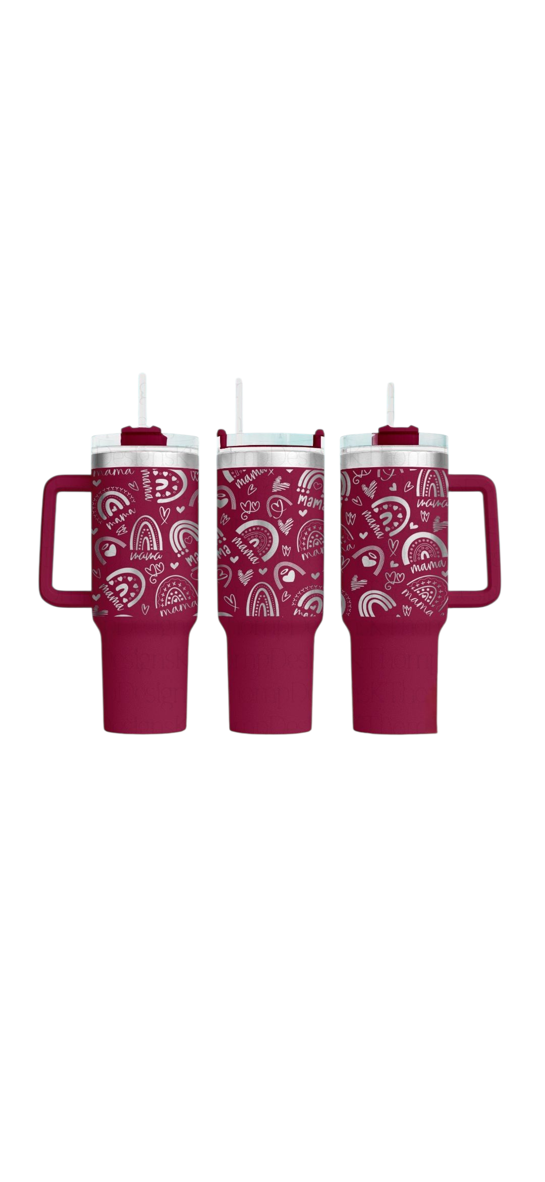Custom Laser-Engraved Tumbler – 40 oz